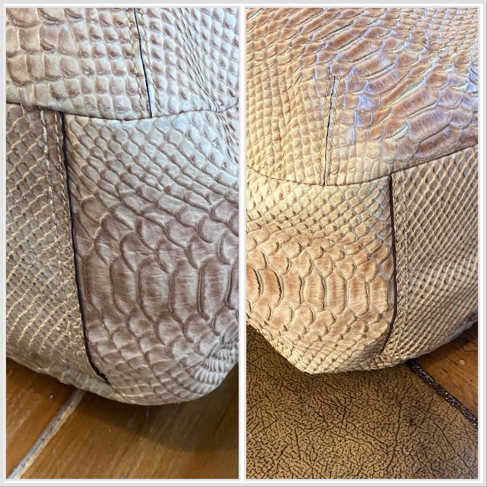 Coach XL Limited Edition Python Embossed Ergo in … - image 11